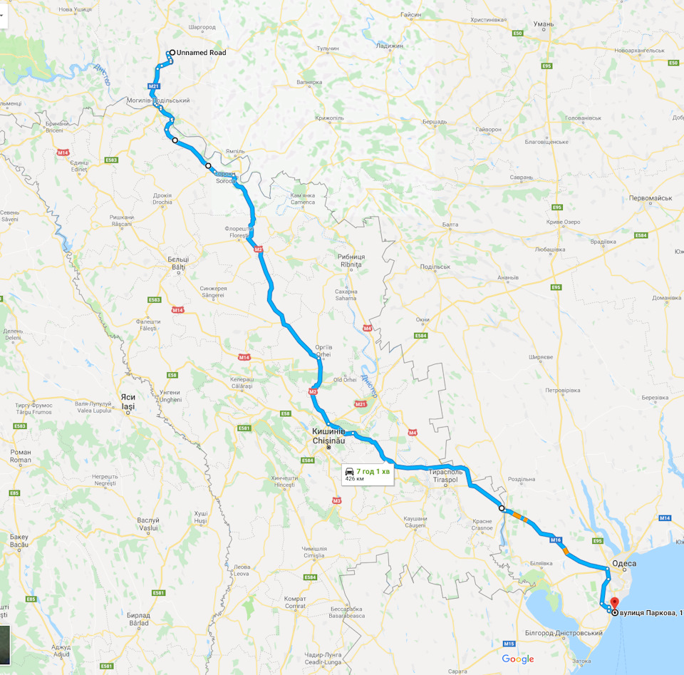 Питання до одеситів :Одеса - Могилів-Подільський 3