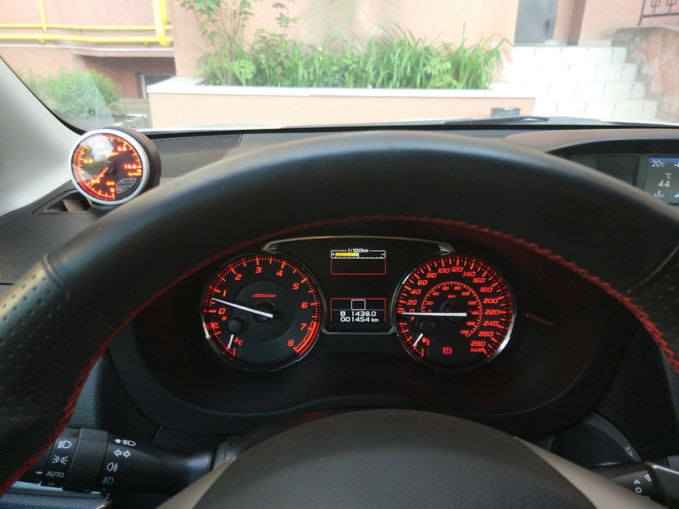 Приборка Subaru WRX 2015 2016 2017 - кілометрова канадка 2