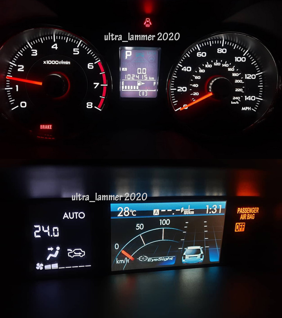 Перезалив Метричні одиниці на Forester SJ з EyeSight. 2
