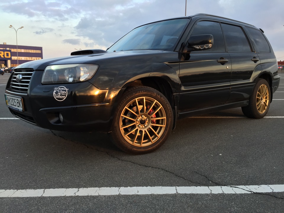 Диски в золото - стиль Subaru. Завершення 5