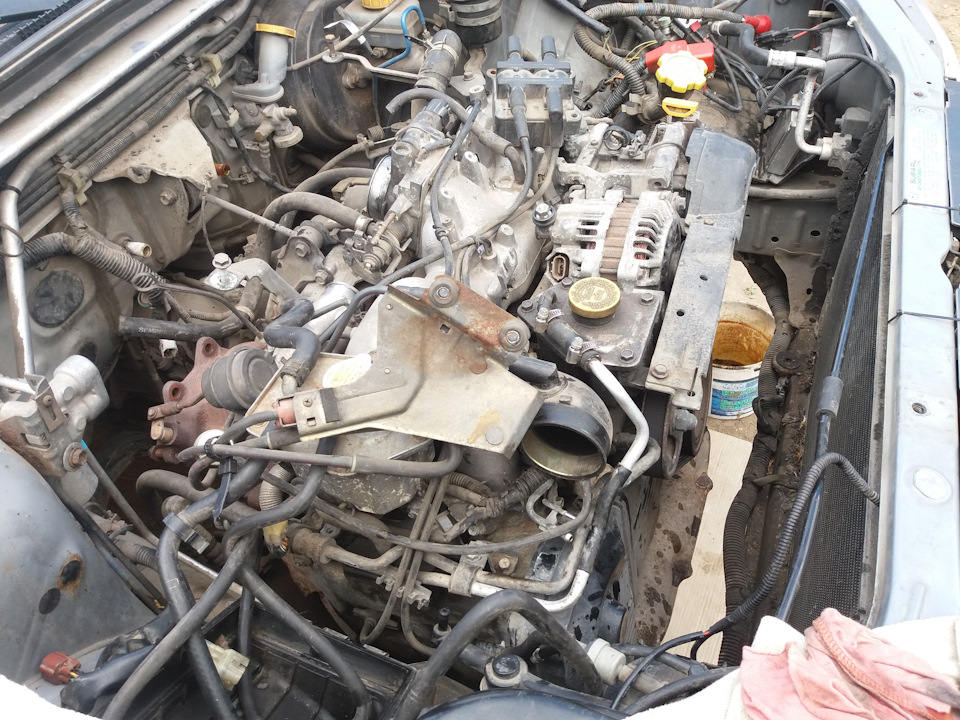 Підготовка до свапа. Установка двигуна в Forester 3