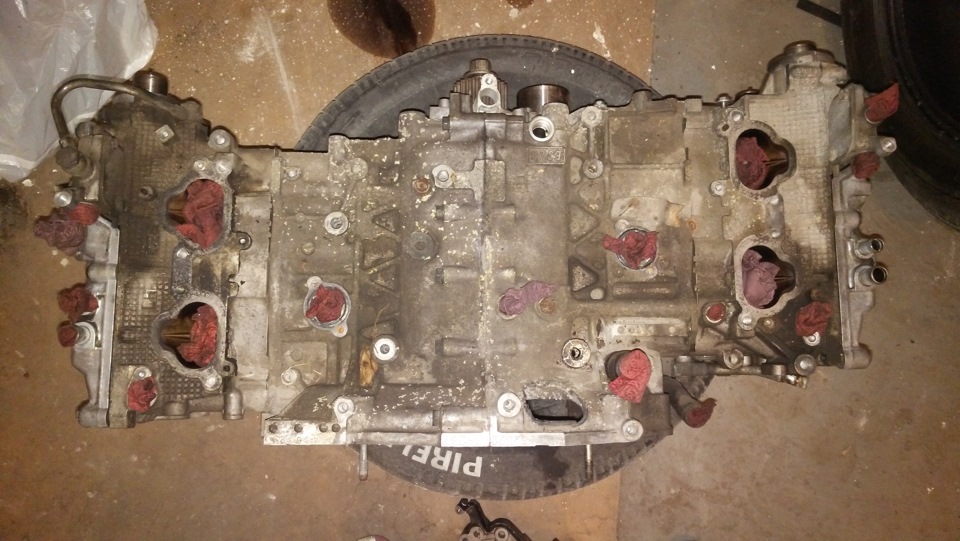 Продам мотор subaru forester ej255 турбо (без навесного) + турбина TD04L 3