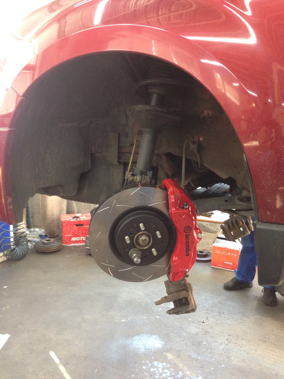 Встановлення Brembo Z18 на Forester SH 1