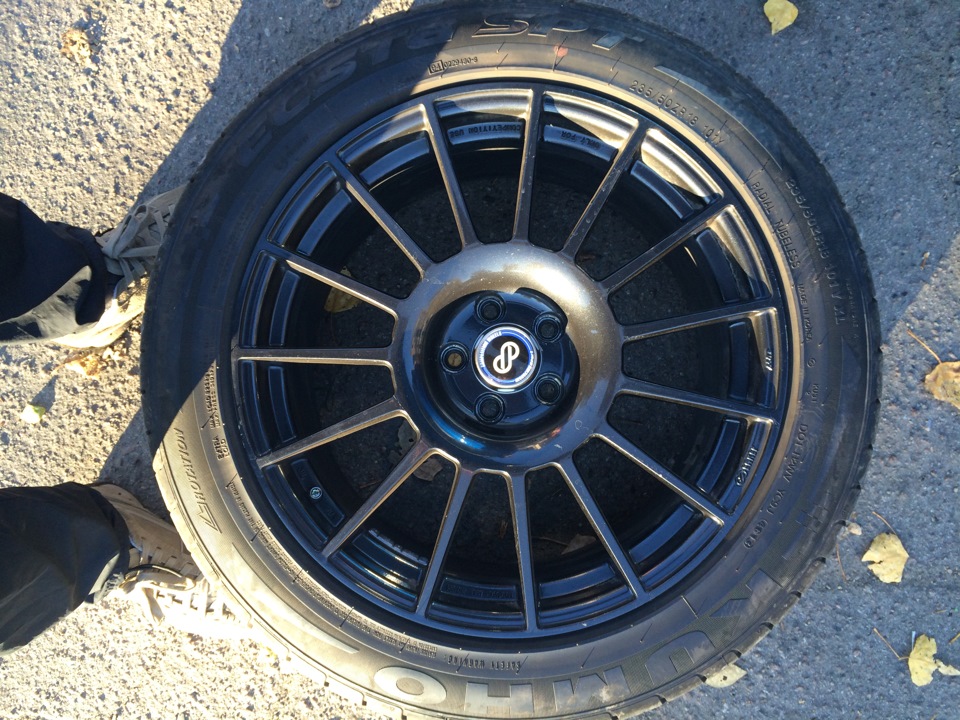Продам афігенські JDM Enkei RC-T4 R18 ЕТ48 8,5J та гуму 235/50 Kumho SPT KU31 Exсta SPT(Запис тимчасовий) 2