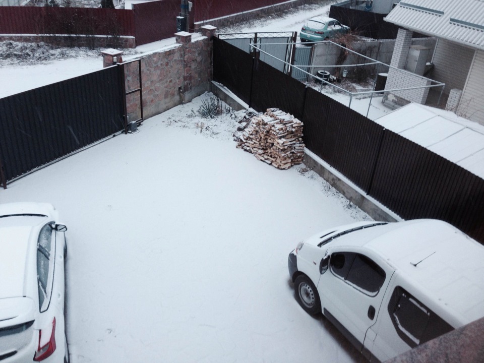 Доброго ранку, перший сніг! 1