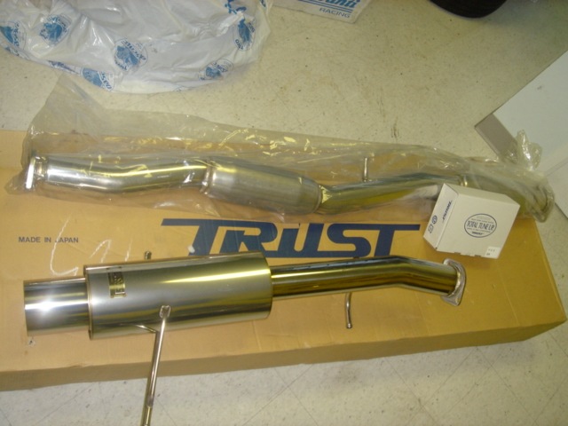 Вихлоп 3'' Greddy + BOV TurboSmart 1