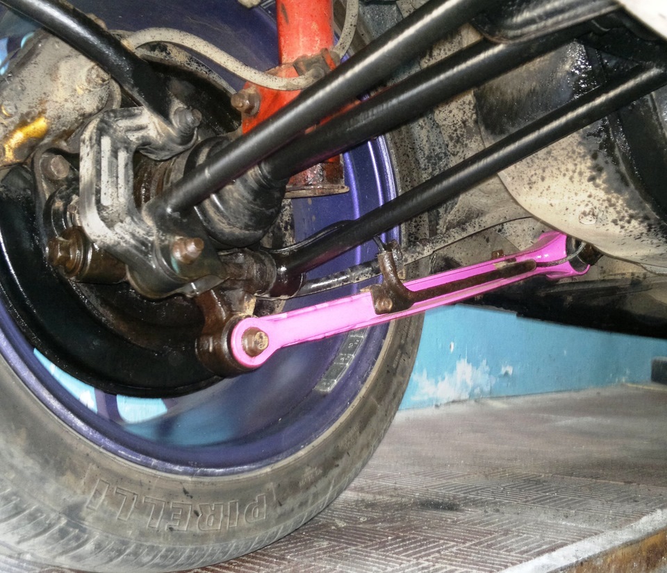 Важелі STI PINK TRAILING LATERAL LINK GDB 2