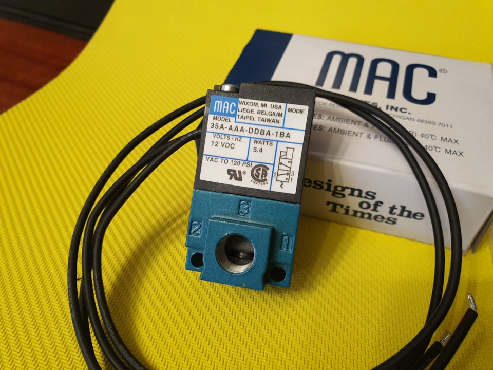 3х портовий соленоїд / MAC 35A-AAA-DDBA-1BA 2