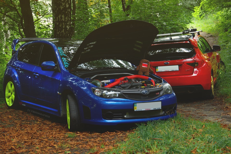 Red & Blue STI 4
