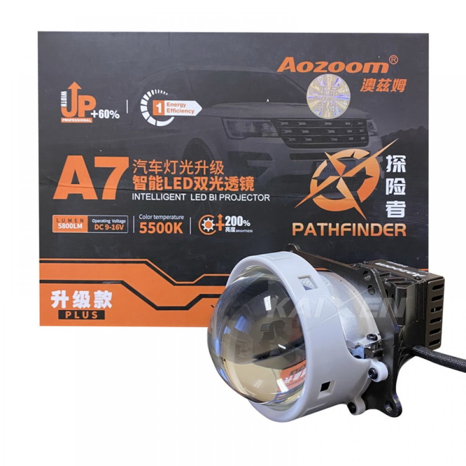 Заміна стандартного ксенону на bi LED Aozoom A7 1