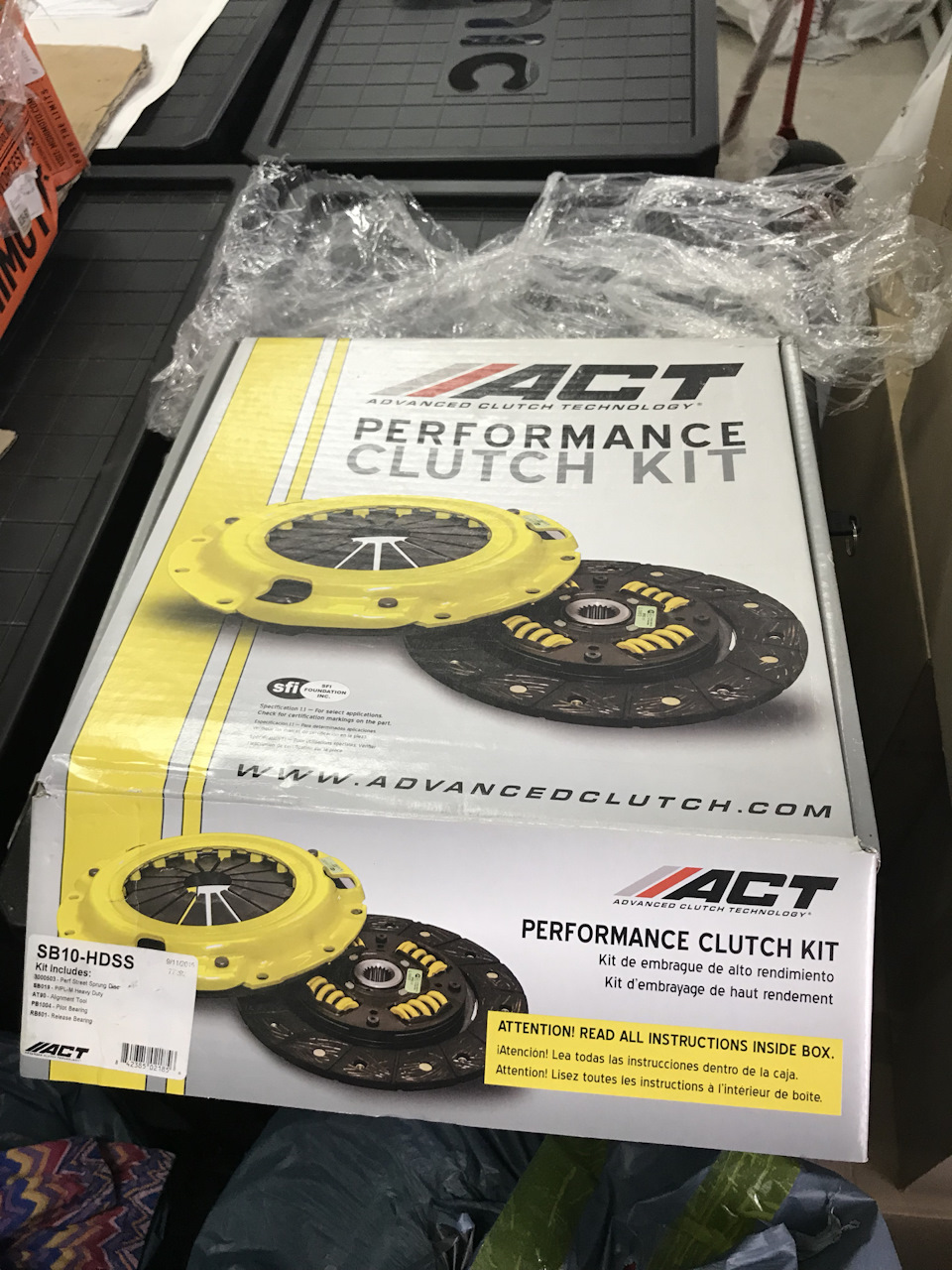 Зчеплення ACT HD+органічний диск 1