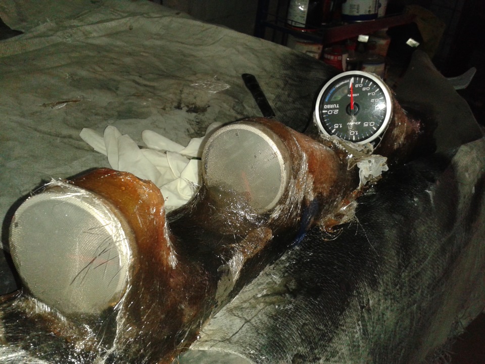 Датчики Defi Fuel Press Turbo EXT temp.Подіум своїми руками)) 4