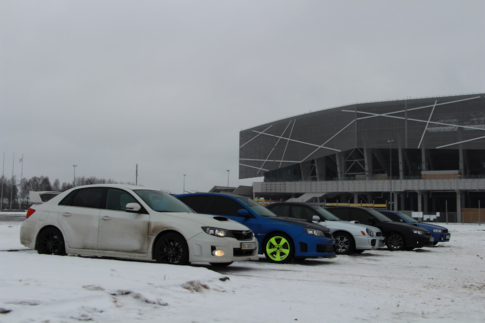 Winter drift. Subaru party. 10.01.2016 2