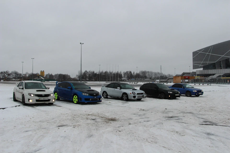 Winter drift. Subaru party. 10.01.2016