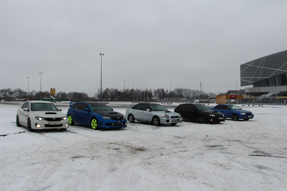 Winter drift. Subaru party. 10.01.2016 1