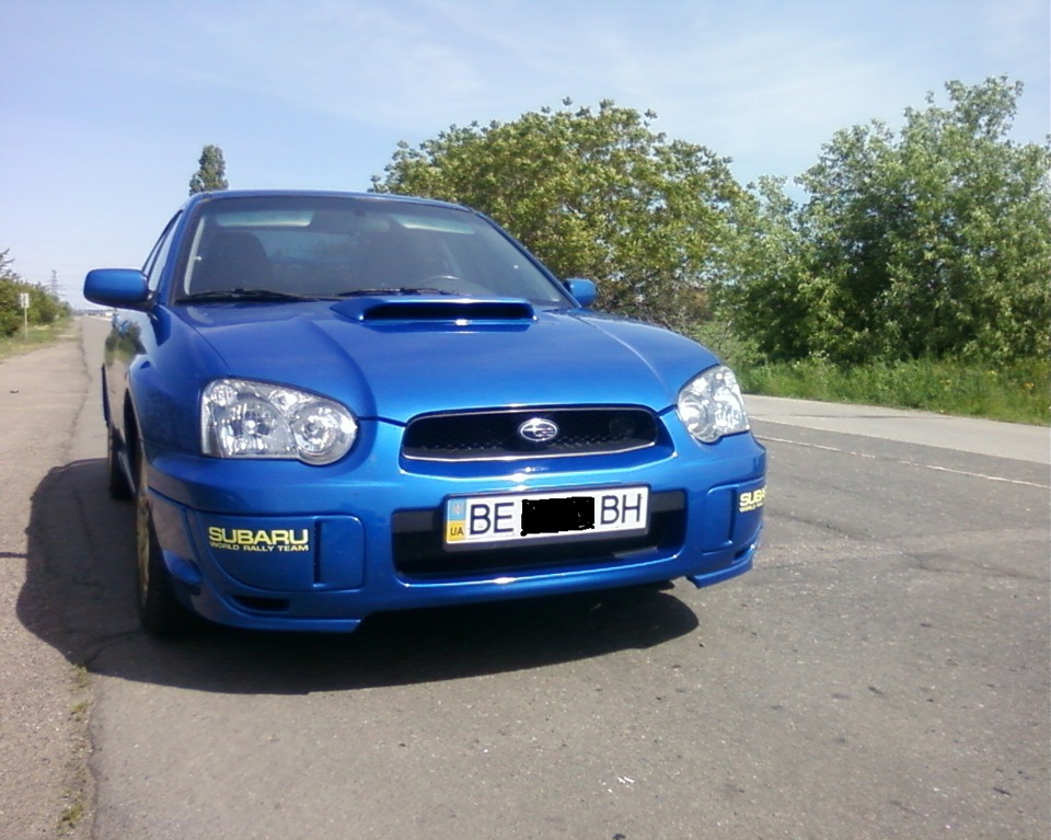 Накладки на бампер STI 2