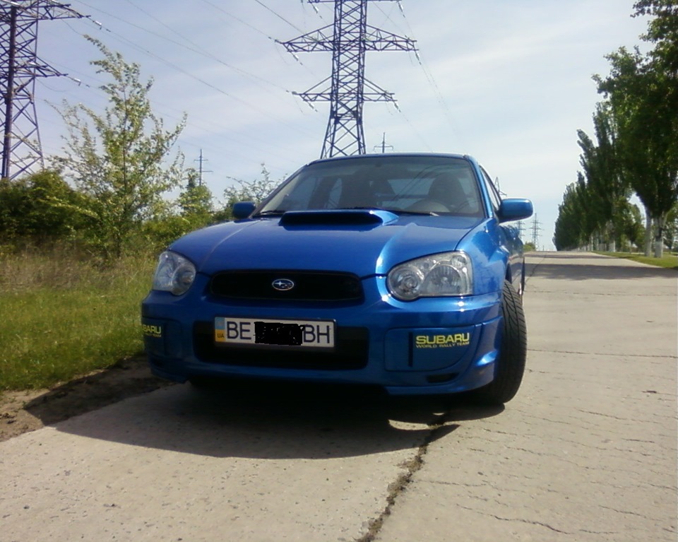 Накладки на бампер STI 1
