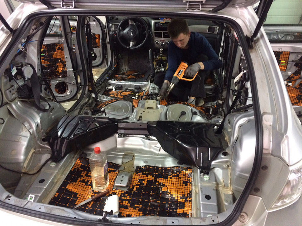 Автозвук ч.2 шумоізоляція Comfort mat 5