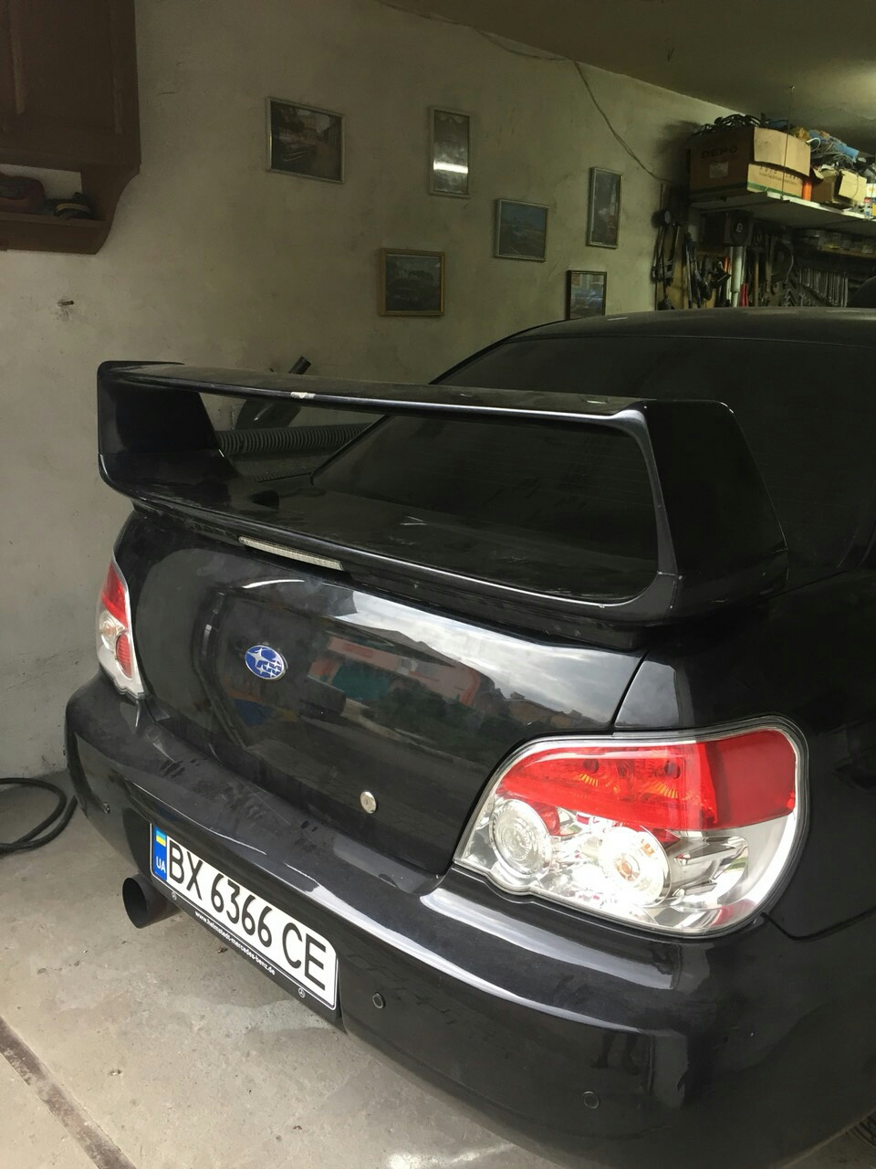 Спойлер STI 2
