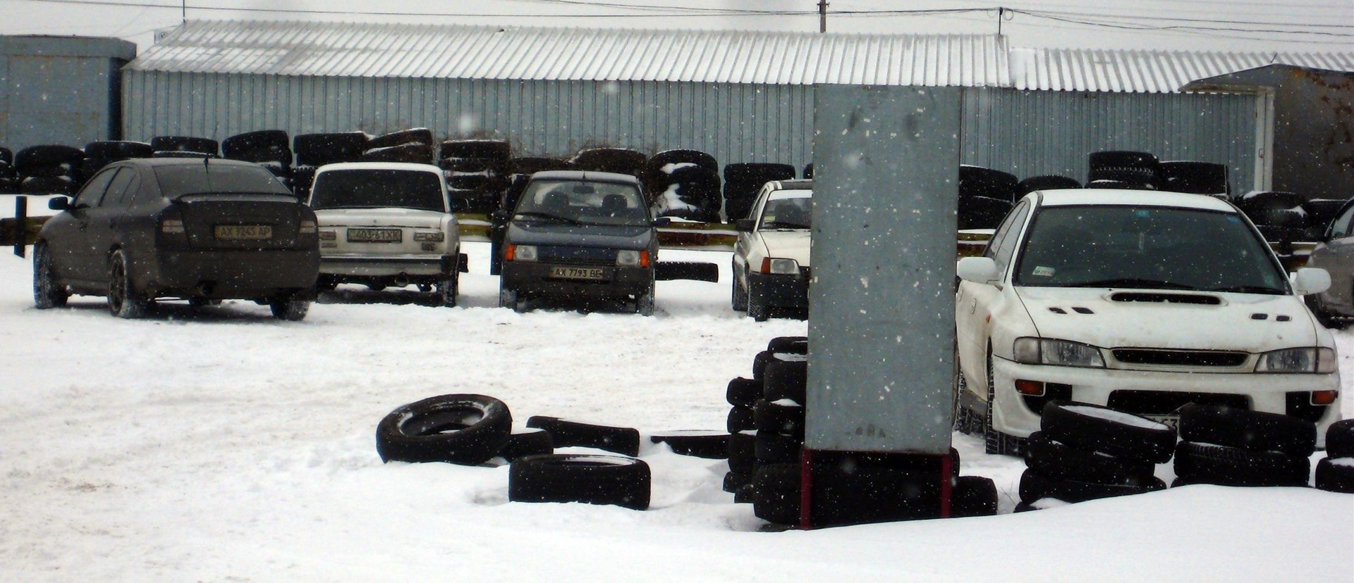 16.01.10 СЛАЛОМ. + виліт з дороги. 4