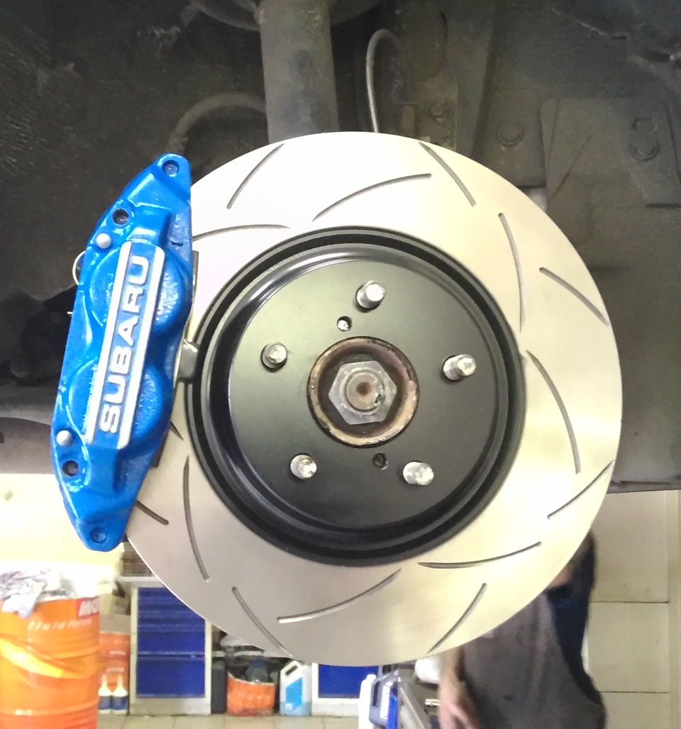 Гальма WRX 4-pot. Частина 3. Встановлення та враження 3