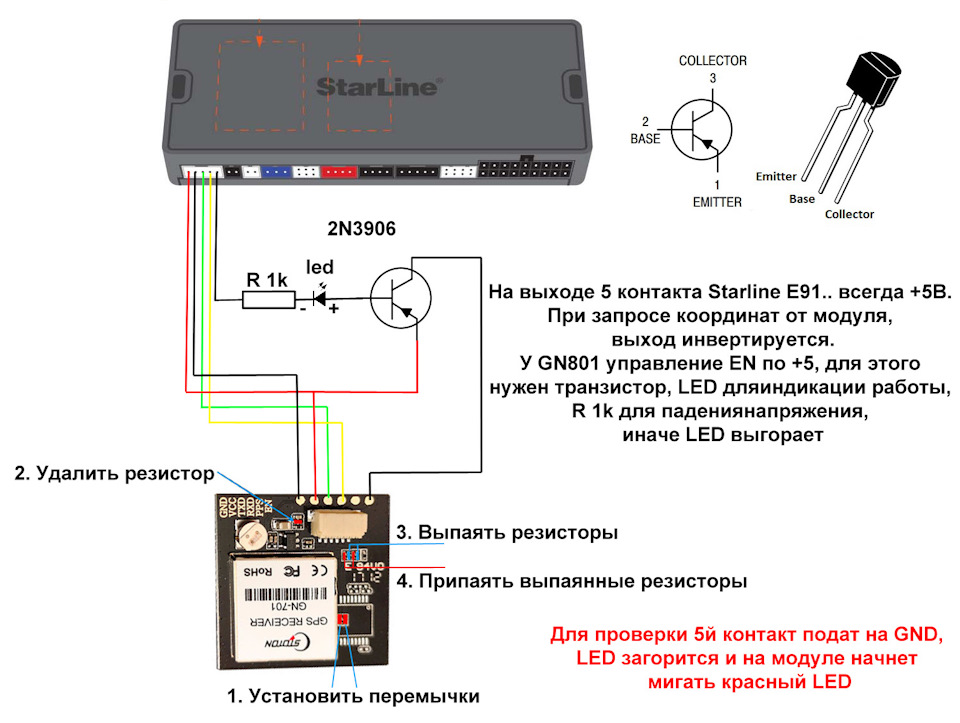 Робимо GPS антену для Starline з китайського USB GPS GLONASS приймача GN-801 1