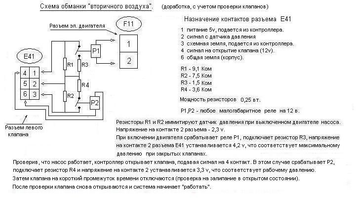 Обманка вторинного повітря EJ204 1