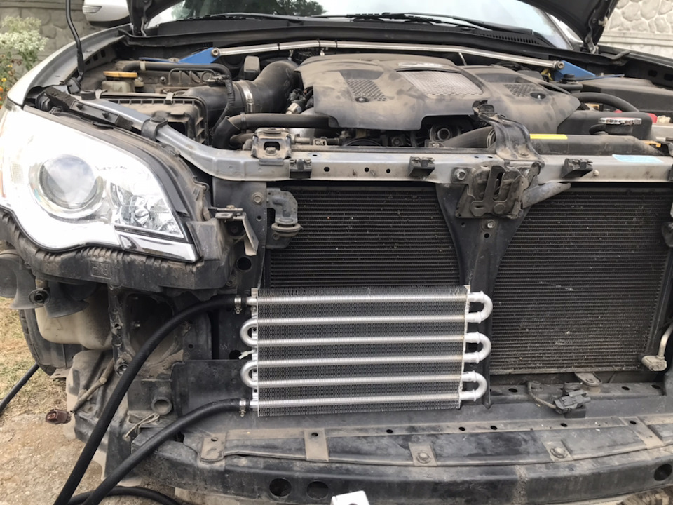 Встановлення радіатора АКПП Subaru 4at 2