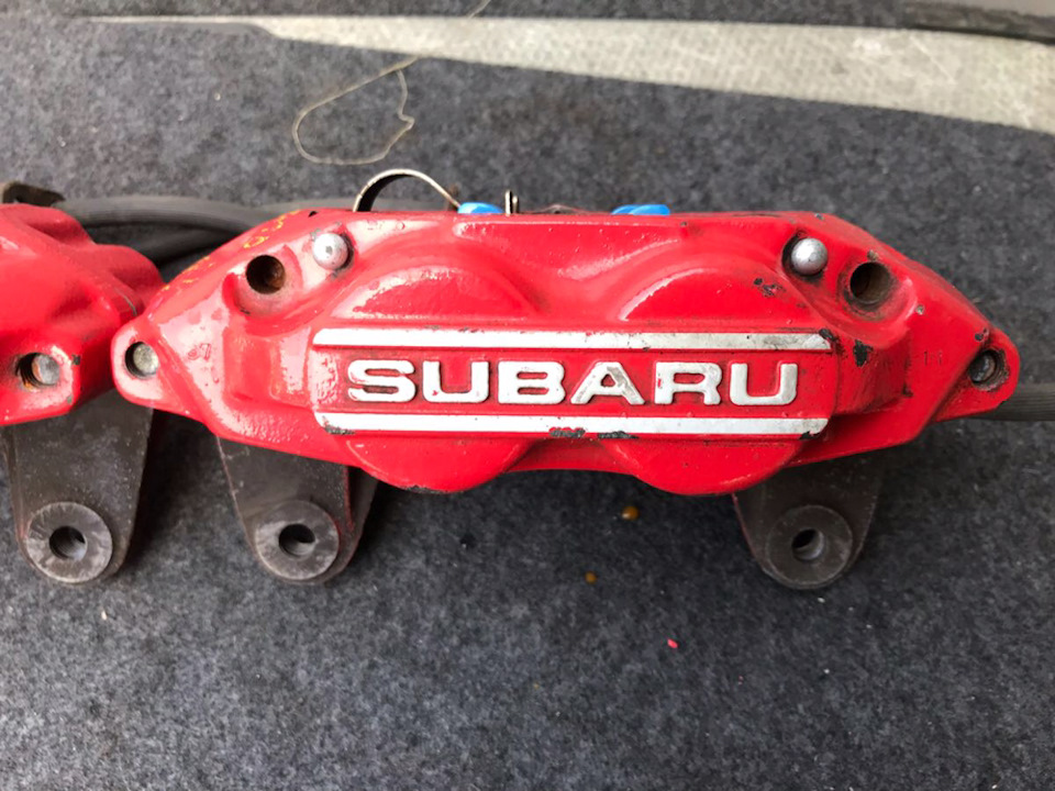 Заміна гальм на subaru 4pot. Частина 1 3