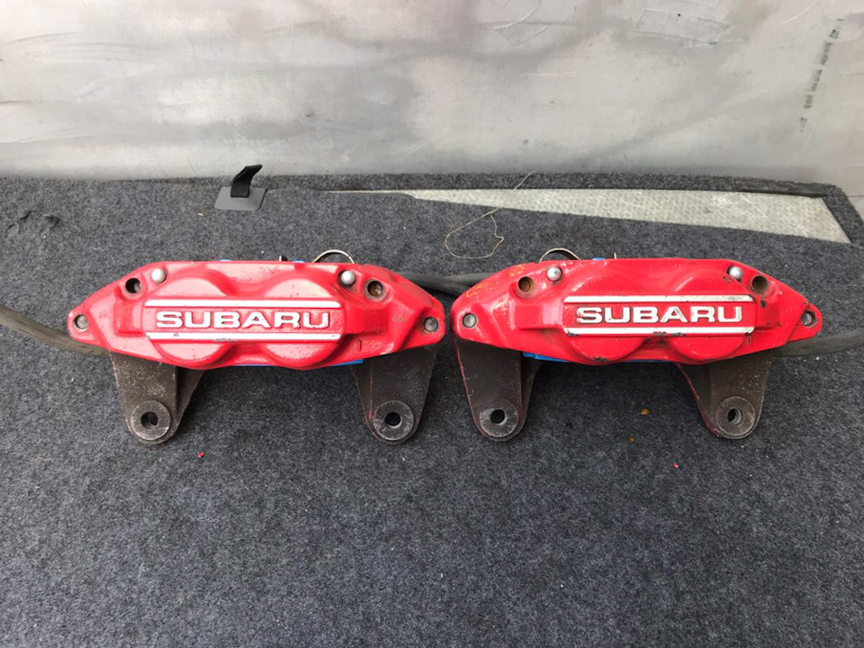 Заміна гальм на subaru 4pot. Частина 1 2