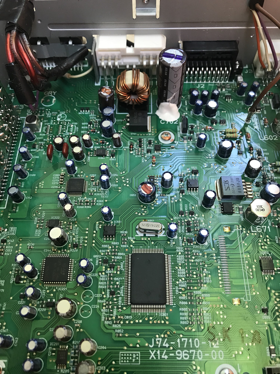 Заміна підсилювача TDA в Kenwood 204 1