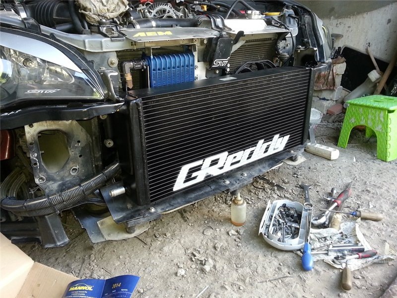 AWIC Водянка v2.0 (Monster heat exchanger Shelby GT500) ) 5