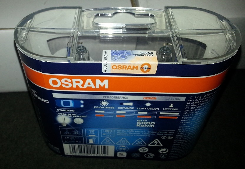 Лампи D4S OSRAM XENARC COOL BLUE INTENSE 66440CBI 1
