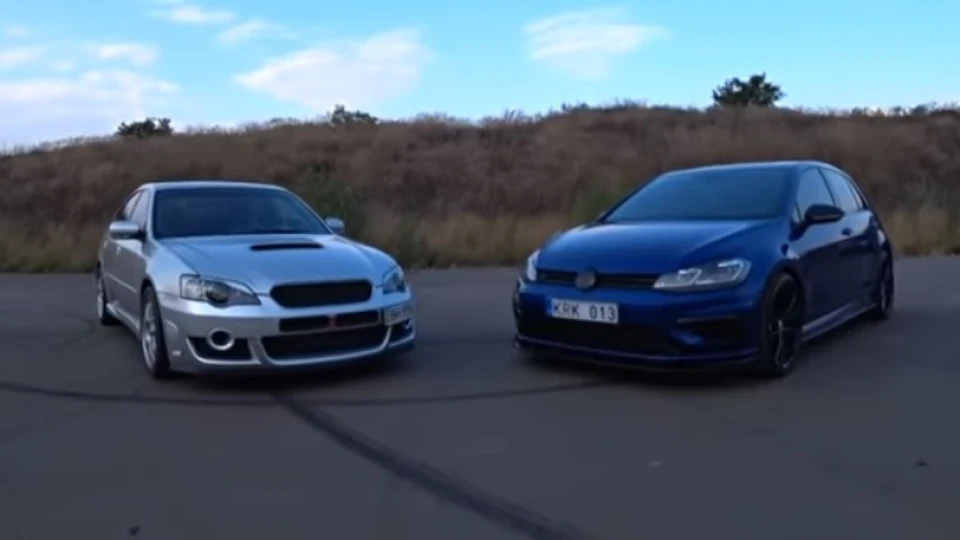 Наші місцеві покатушки). vs Golf R