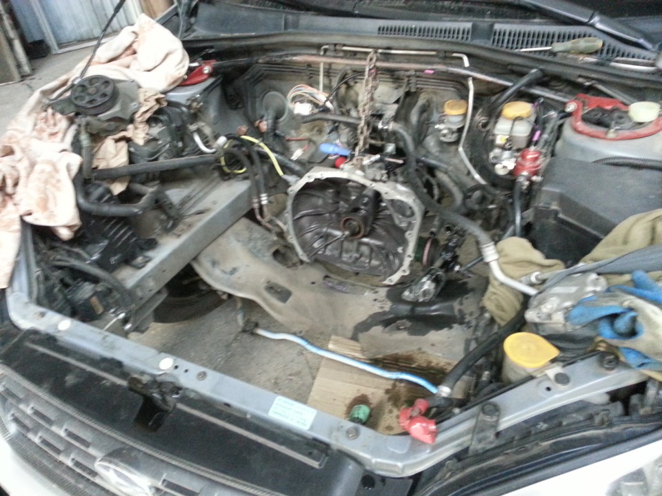 Свап мотора ej202 ---> ej20y (овоч прощай!)) 2