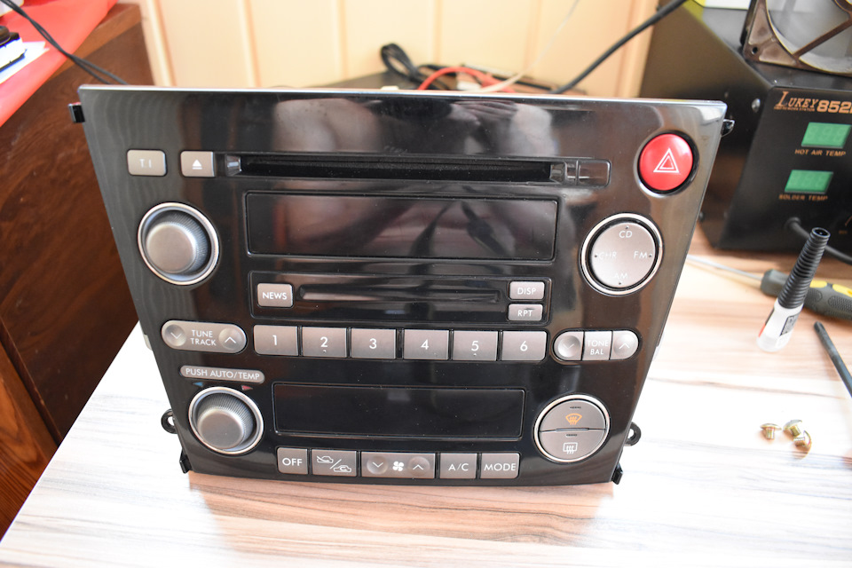 Перепаювання штатної магнітоли Kenwood GX-201LH, частина перша 1