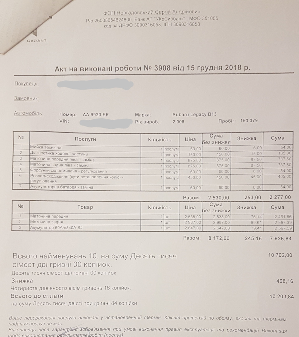 Гул при їзді 80+ км/год та заміна лівих маточок 2