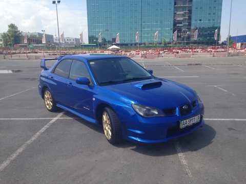 Викрали Subaru Impreza STI синього кольору, лисиця. 1