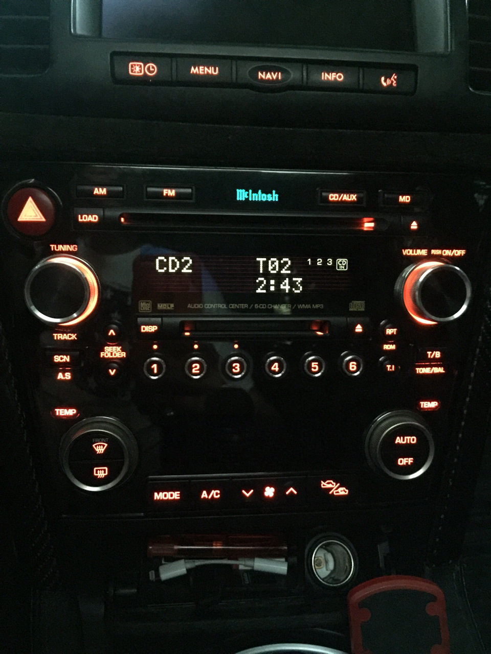 Установка штатної Магнітоли McIntosh 3