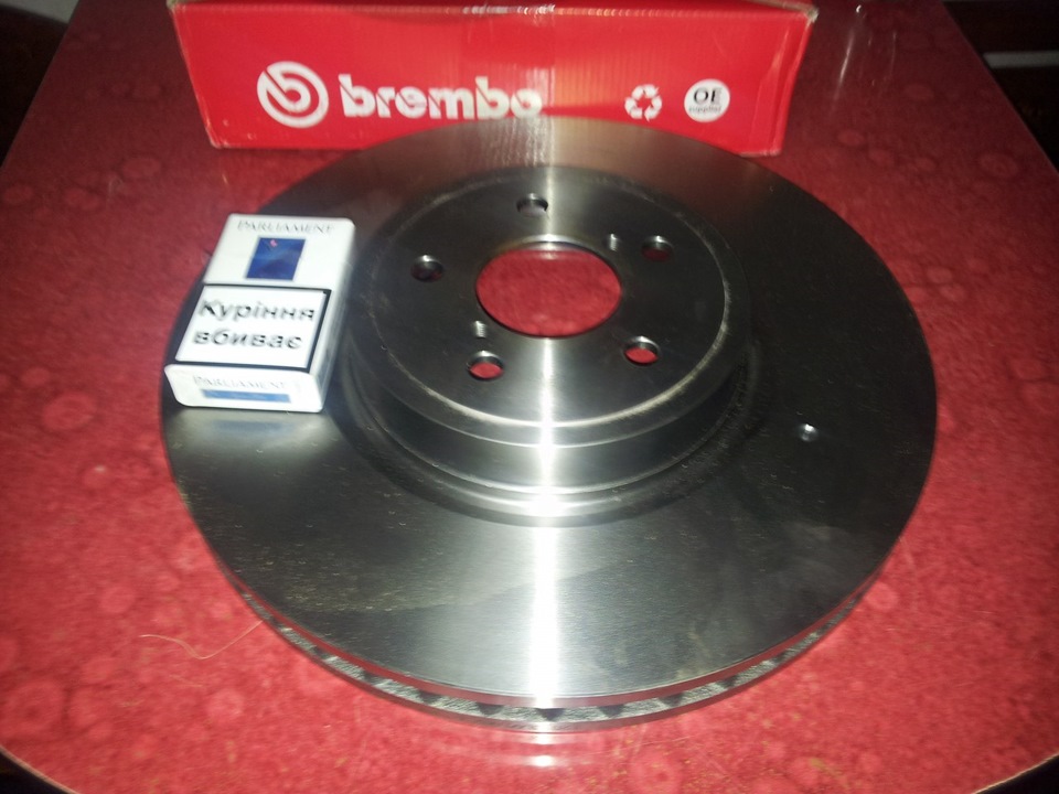 Нові гальмівні диски BREMBO 316мм 2