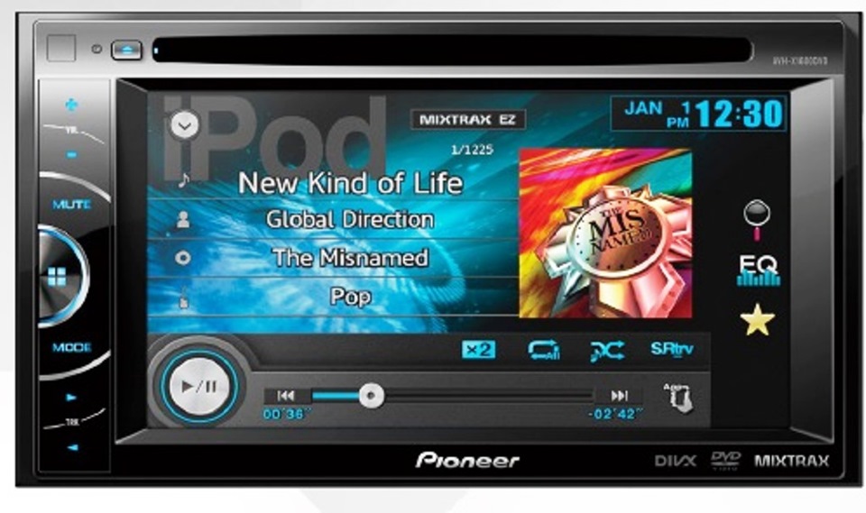 Заміна головного пристрою Pioneer AVH-X1600DVD 2