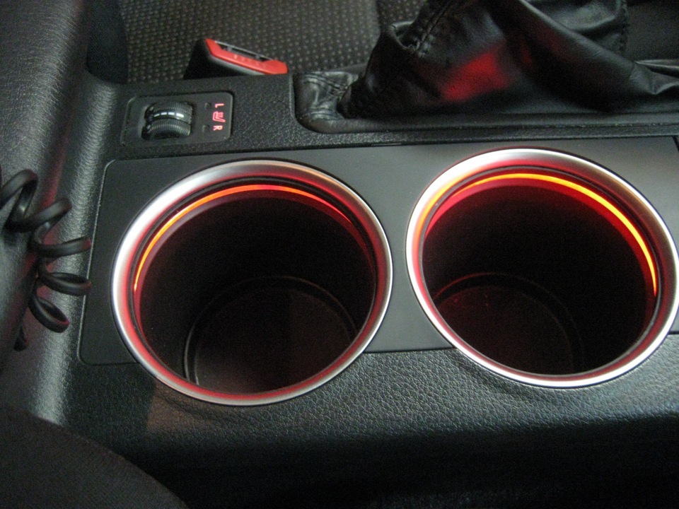 підсклянники RED LED 1