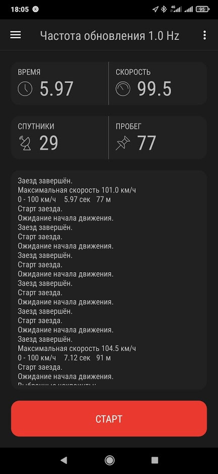 Спойлер: Замір SpeedLogic після перебирання двигуна 1