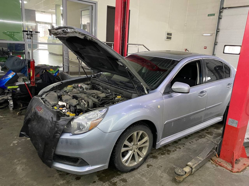 Заміна передньої подушки ДВЗ (SUBARU 41022AJ14A) 5