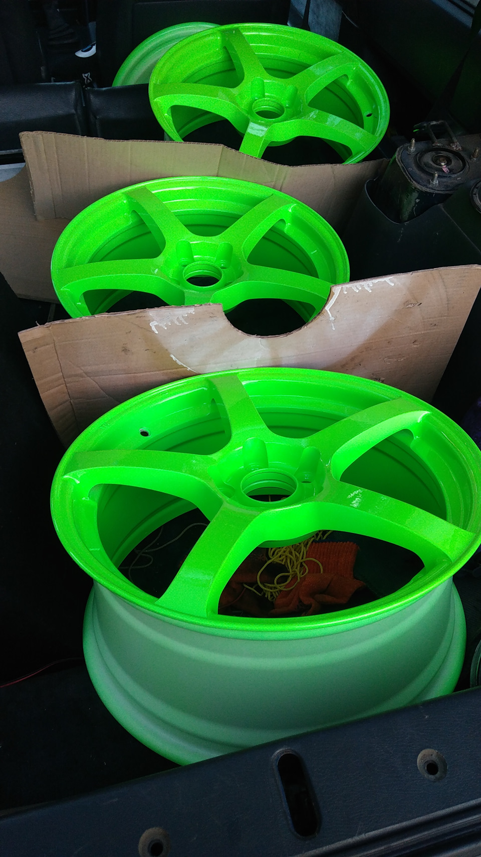 Покрасил диски r18 Sparco RTT 524 8jj et34 5