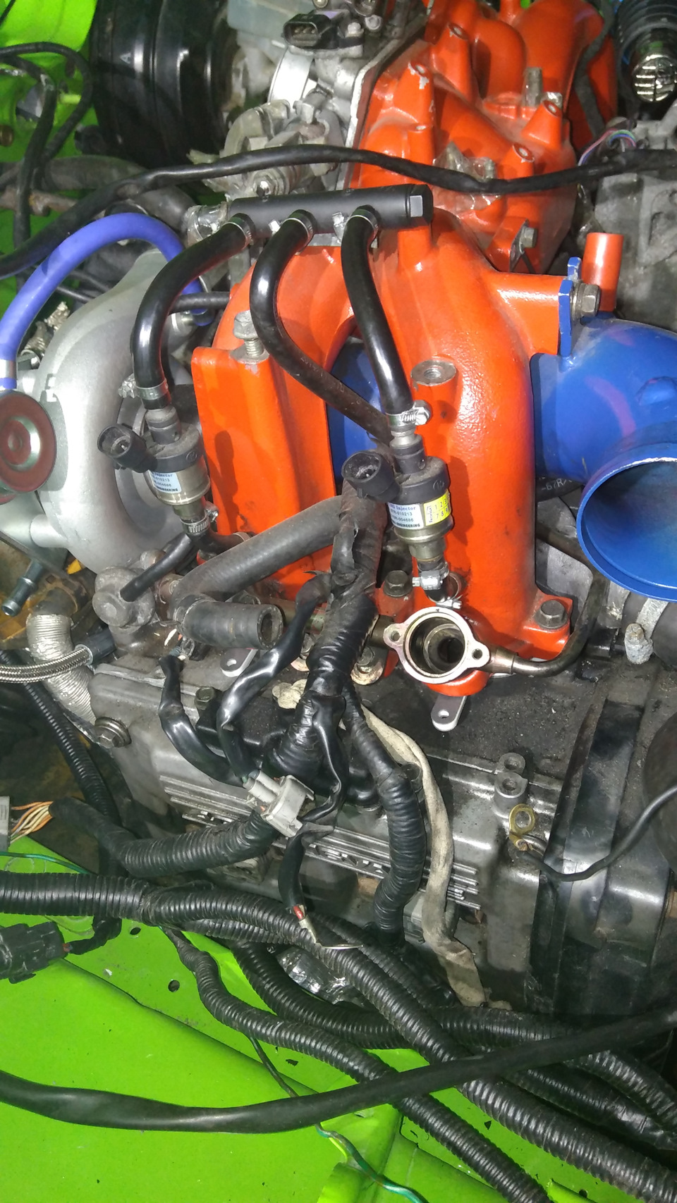 Проливка та порівняння форс Power Enterprise PE 850cc та стік Subaru жовтих з EJ206 2