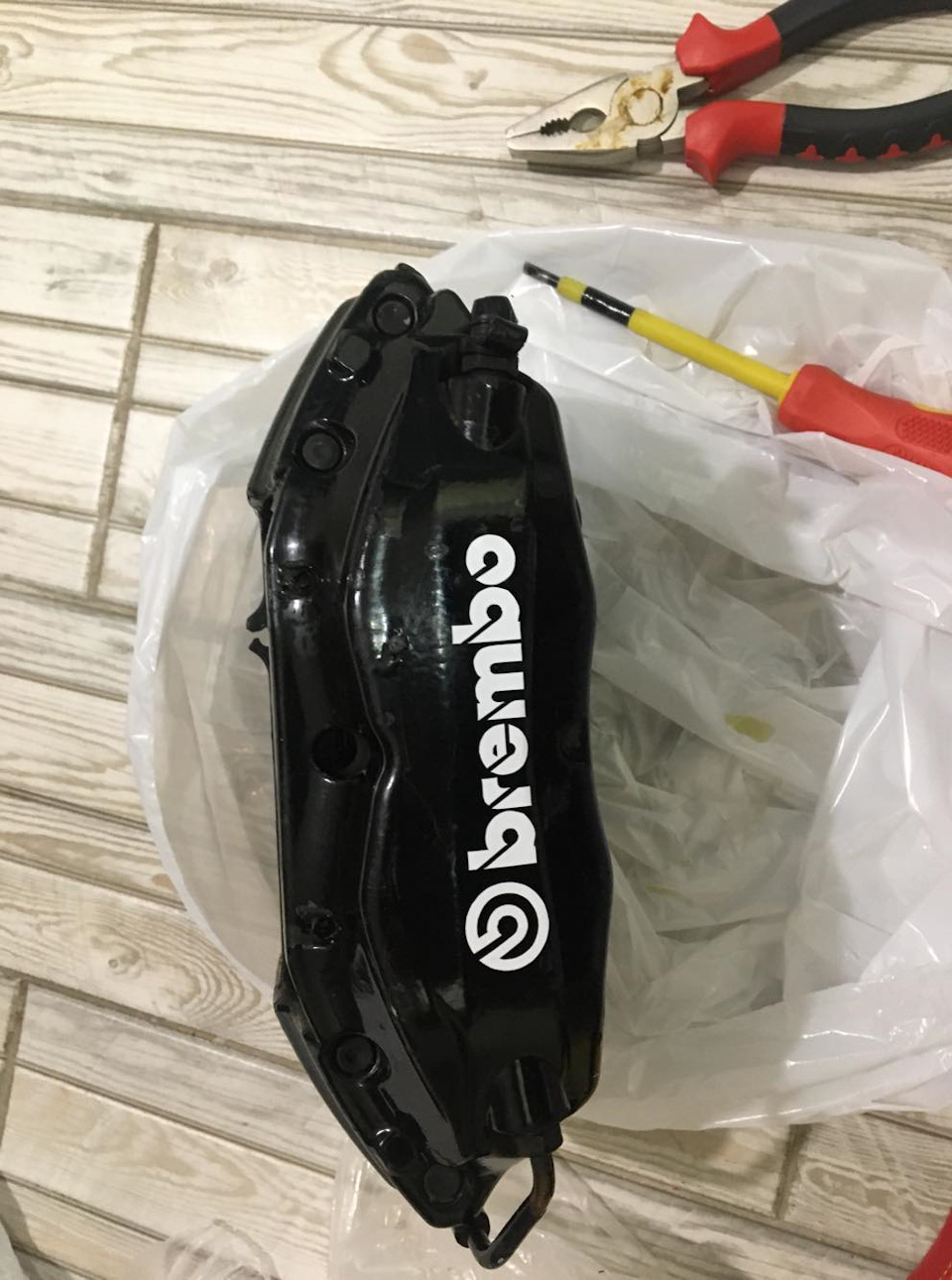 Підготовка до встановлення Brembo 4pot на передню вісь. 3