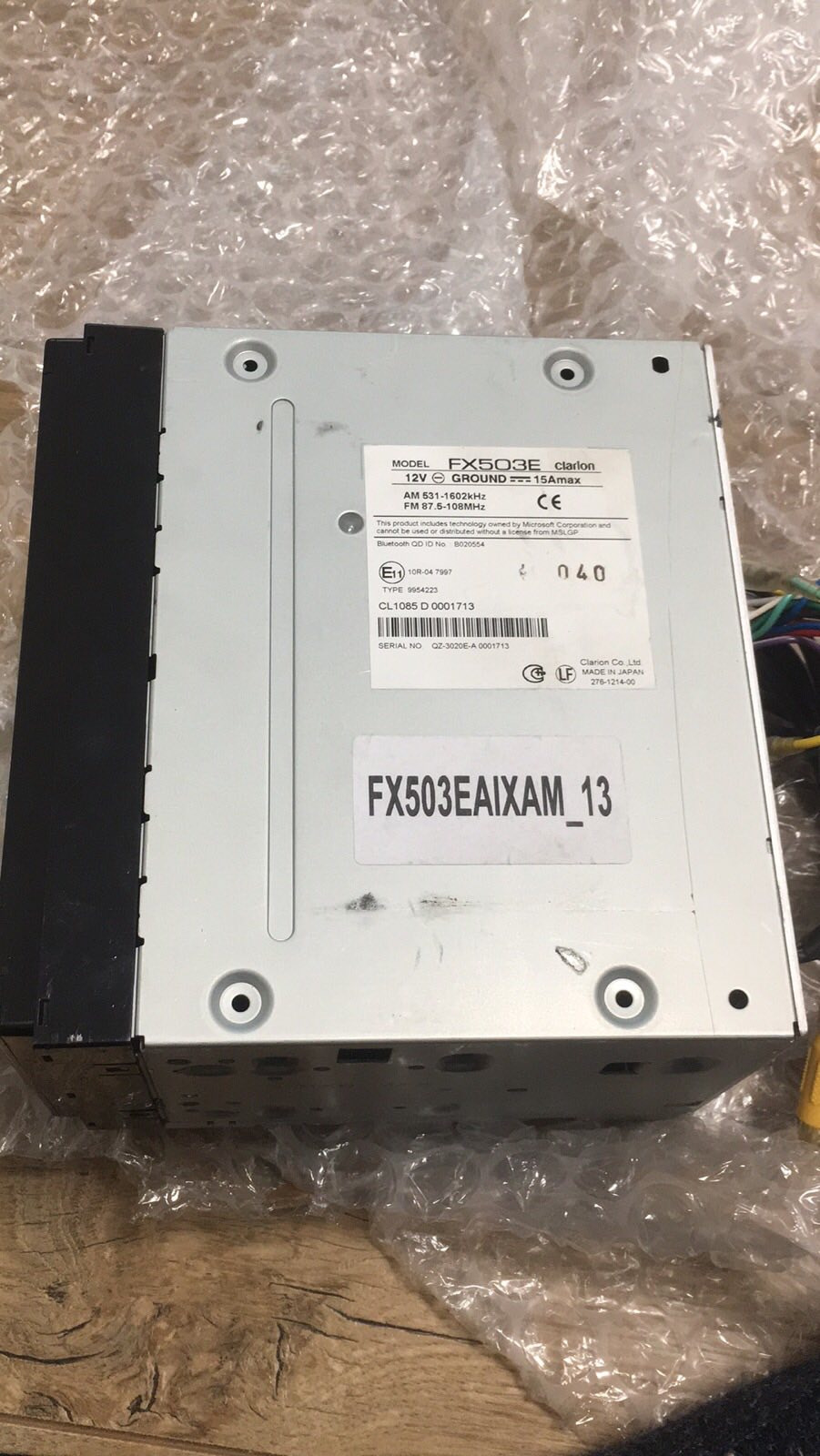 Установка 2DIN ГУ Clarion 3