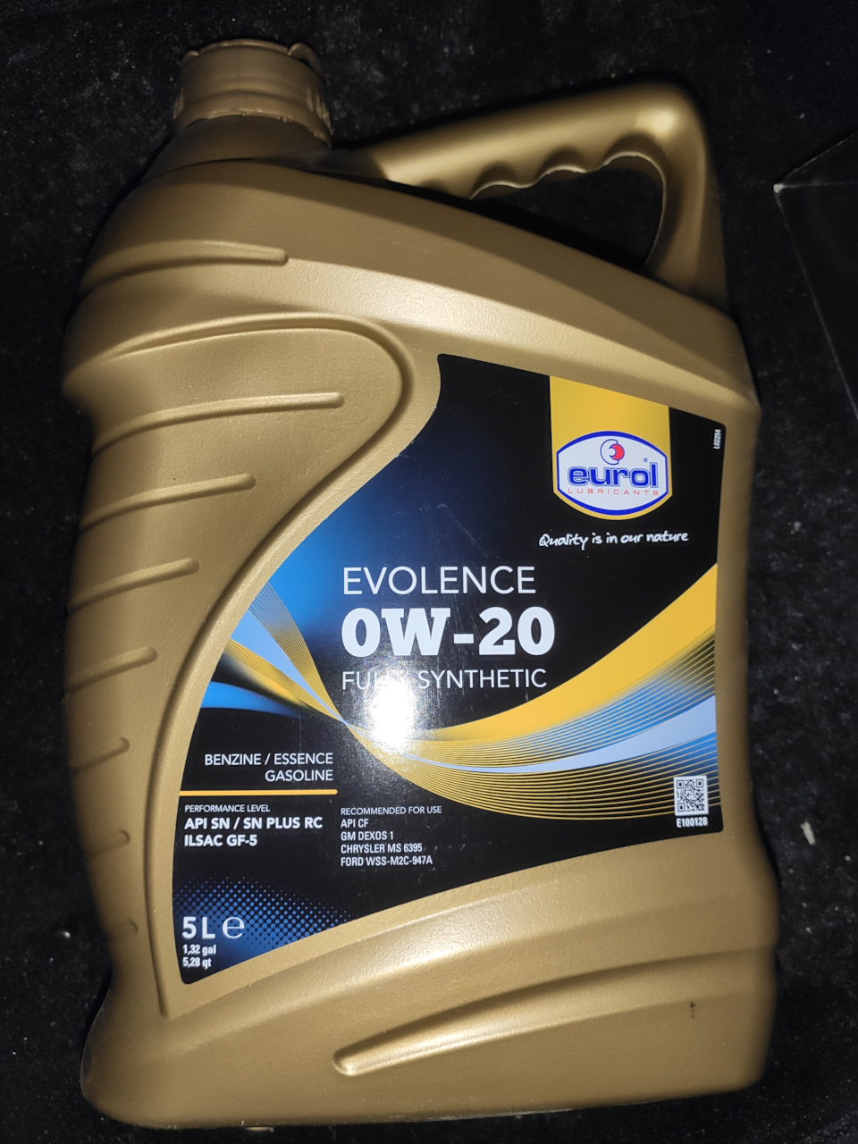 Чергове ТО + мастило Eurol Evolence 0W-20 2