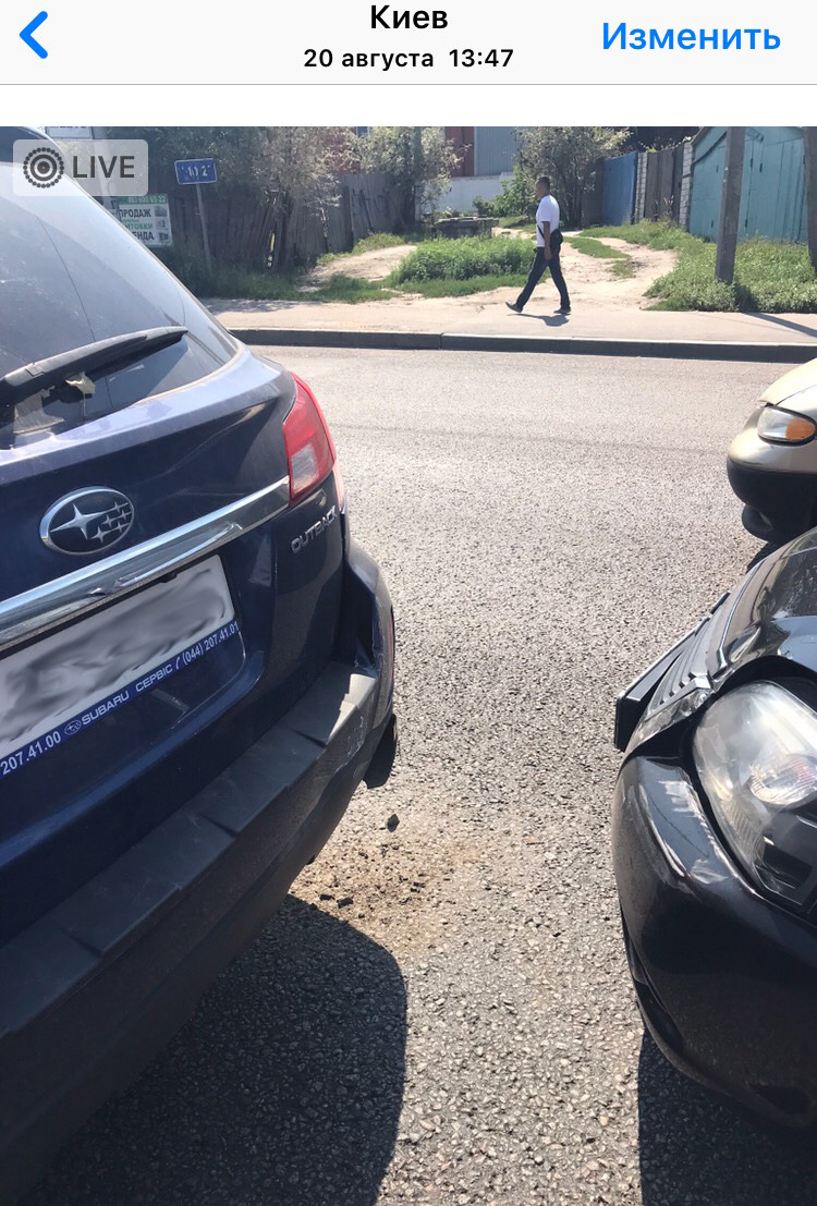 Заміна заднього бампера у зв'язку з ДТП. 2